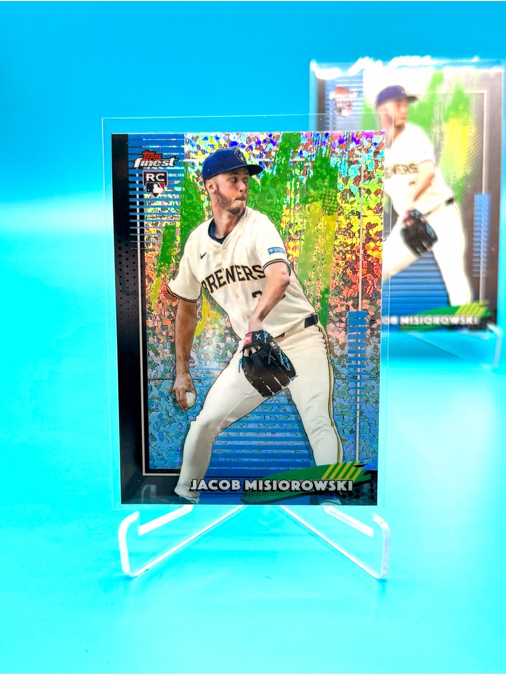 š„JACOB MISIOROWSKI ROOKIE LOT! Mini Diamond Rookie Refractor + Common Rookie! - Picture 2 of 7
